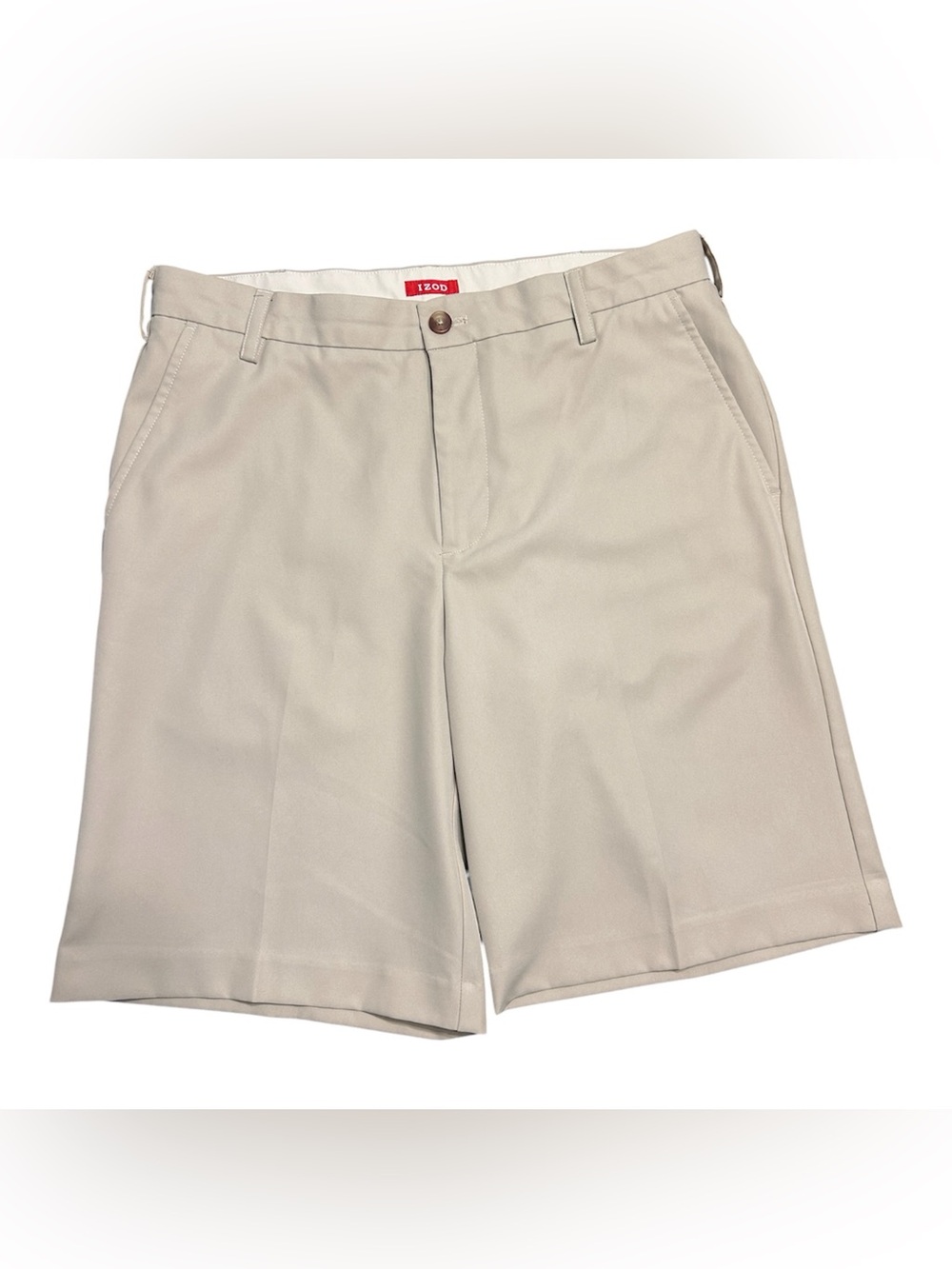 Izod Men's Flat-Front Shorts, Size 34